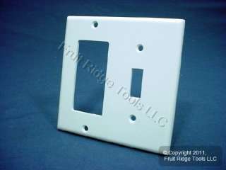 White Decora GFCI Outlet Switch Covers Wall Plates  