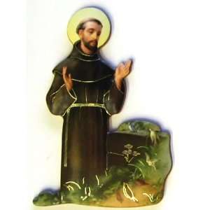  Saint Francis of Assisi Wood Magnet/Easel 2 x 3 (WJH 837 