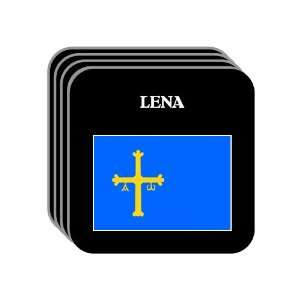  Asturias   LENA Set of 4 Mini Mousepad Coasters 