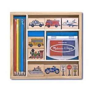  Melissa & Doug Vehicles Deluxe Stamp Set Toys & Games