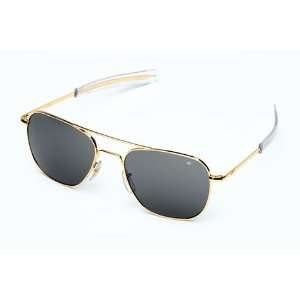  52mm Gold Frames American Optical AO Pilot Sunglasses 