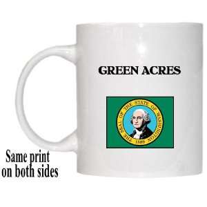  US State Flag   GREEN ACRES, Washington (WA) Mug 