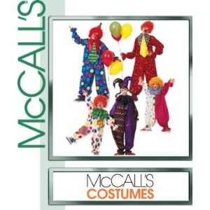 McCalls Costume Sew Pattern 3306 CLOWN COSTUMES Boys and Girls Size 7 