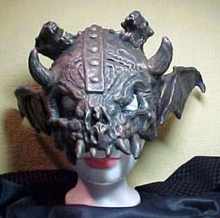 Halloween Latex Mask Adult MONSTER DEMON Dragons Prop  