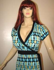 Kats COLOR RICH AWESOME PRINT SPANDEX FEMME DOLL DREAMS 38 44 BUST 
