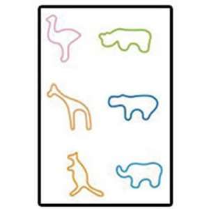  Shaped Rubber Bands 12 Pack   Zoo Animals Toys & Games