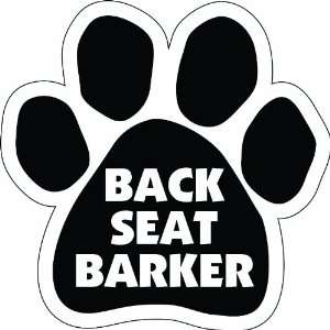   Car Magnet, Back Seat Barker, 5 1/2 Inch by 5 1/2 Inch