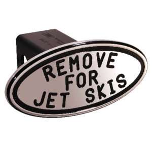  Remove for Jet Skiis   Oval   Black   2 Billet Hitch 
