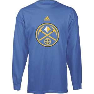  Denver Nuggets adidas Youth Primary Logo Long Sleeve T 