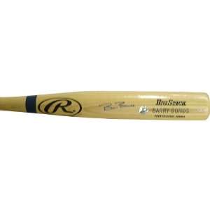  Barry Bonds Autographed Blond Baseball Bat
