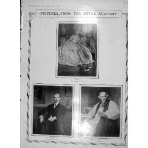  1906 ROYAL ACADEMY ART WEBB SALISBURY FUNERAL BIRNAM