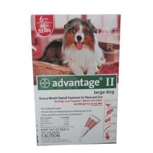  Bayer Advantage II Dog 21 55 lb 6 pack