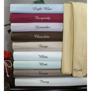   Cotton Stripe 650 Thread Count Olympic Queen Sheet Set
