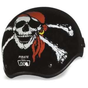  AFX FX 3 Beanie Pirate Half Helmet X Small  Black 