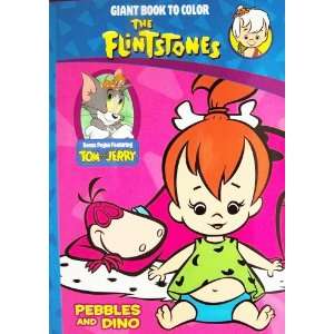   The Flintstones Pebbles and Dino (Giant Book to Color) Toys & Games