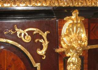 French Louis XVI Style Demilune Side Cabinet Sideboard  