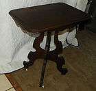Mahogany Demilune Entry Table Parlor Table  