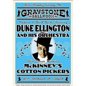  Duke Ellington Graystone Ballroom Detro by Anon. Size 17 