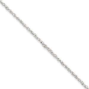  14K White Gold 1.7mm Ropa Jewelry