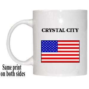  US Flag   Crystal City, Texas (TX) Mug 
