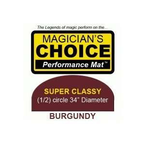   Classy Close Up Mat (BURGUNDY   34 inch) by Ronjo   Tri Toys & Games