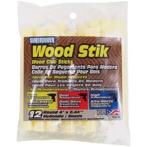  All Temp Wood Stik Glue Sticks 7/16x4 12 Pack 