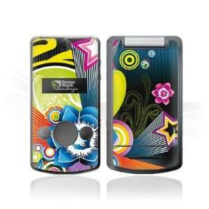  Design Skins for Sony Ericsson W508   70ies Flower Design 