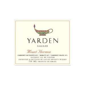  Yarden Mount Hermon Red 2011 750ML Grocery & Gourmet Food