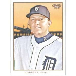  2009 Topps 206 #230 Miguel Cabrera   Detroit Tigers 