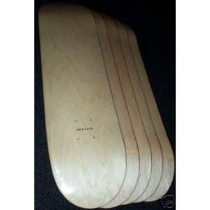 5 Pop Lite Blank Blanks 7.62 Skateboard Deck Decks+Grip 