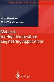 Materials for High Temperature Engineering Applications, (3540668616 