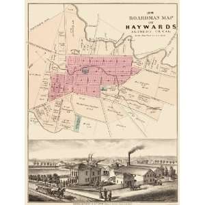   CALIFORNIA (CA) LANDOWNER MAP BY BOARDMAN 1878