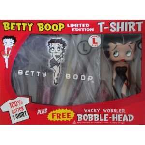  Betty Boop Limited Edition Wacky Wobbler Bobble Head and T 
