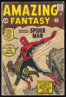 Amazing Fantasy #15, 1st Spider Man, 1962, Nice Book  