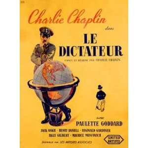  Pierre Bouvry   Chaplin Le Dictateur Giclee on acid free 