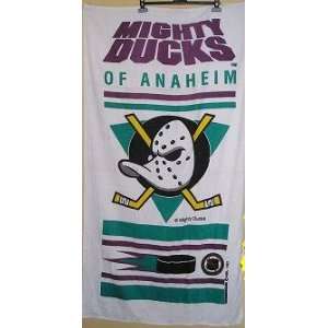 Anaheim Mighty Ducks Towel 100% Cotton  Approx 30x60 