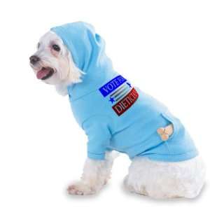 VOTE FOR DIETICIAN Hooded (Hoody) T Shirt with pocket for your Dog or 