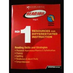 Read RDI 1 Resources for Differentiated Instruction Reading Skills and 