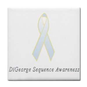  DiGeorge Sequence Awareness Ribbon Tile Trivet Everything 