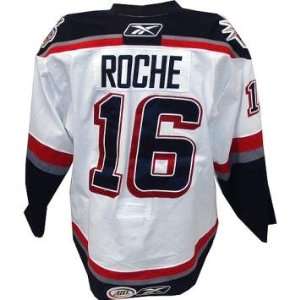  Kenny Roche #16 2009 2010 Hartford Wolf Pack Game Used 