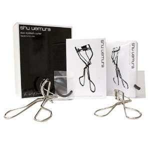  shu uemura duo eyelash curler set, regular & mini size 