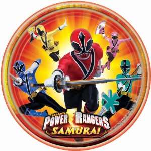   Party By Amscan Power Rangers Samurai Dinner Plates 
