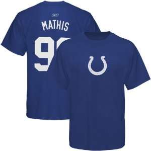  Reebok Indianapolis Colts #98 Robert Mathis Royal Blue 