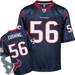 Houston Texans #56 Brian Cushing Blue Authentic Football Jersey Size M 