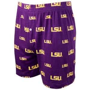  LSU Tigers Purple Tandem Boxer Shorts