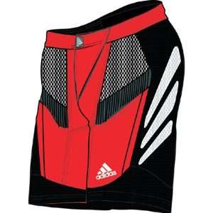  Adidas 2008 Mens Ride Cycling Shorts   Black/Virtual Red 