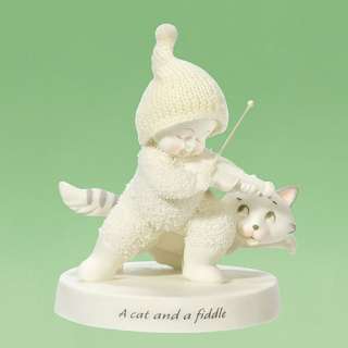 Dept 56 SNOWBABIES ♥ The CAT in the FIDDLE Mother Goose Nursery 