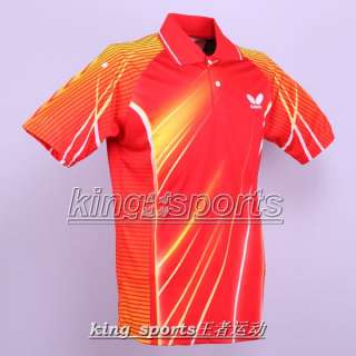 New Butterfly Mens 2012 Badminton /Tennis polo shirt 4 colour 4512 
