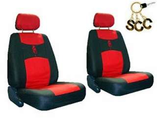 NEW RED BLACK DRAGON CAR TRUCK SUV BUCKET SEAT COVERS COVER  