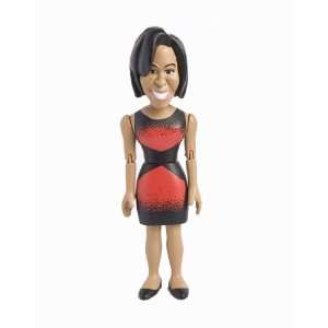  Michelle Obama In Red/Black Dress   Collectors Action 